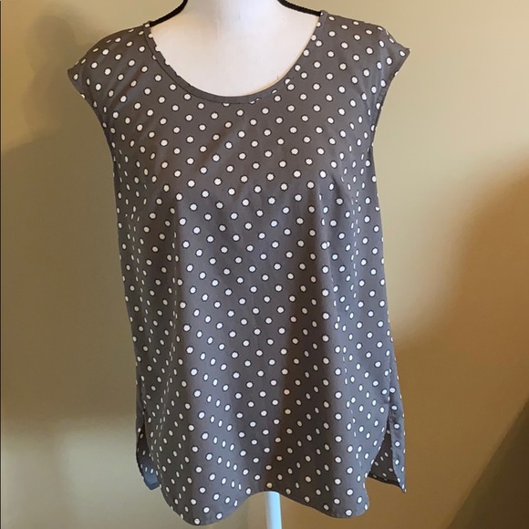 Merona Tops - Grey Patterned Blouse